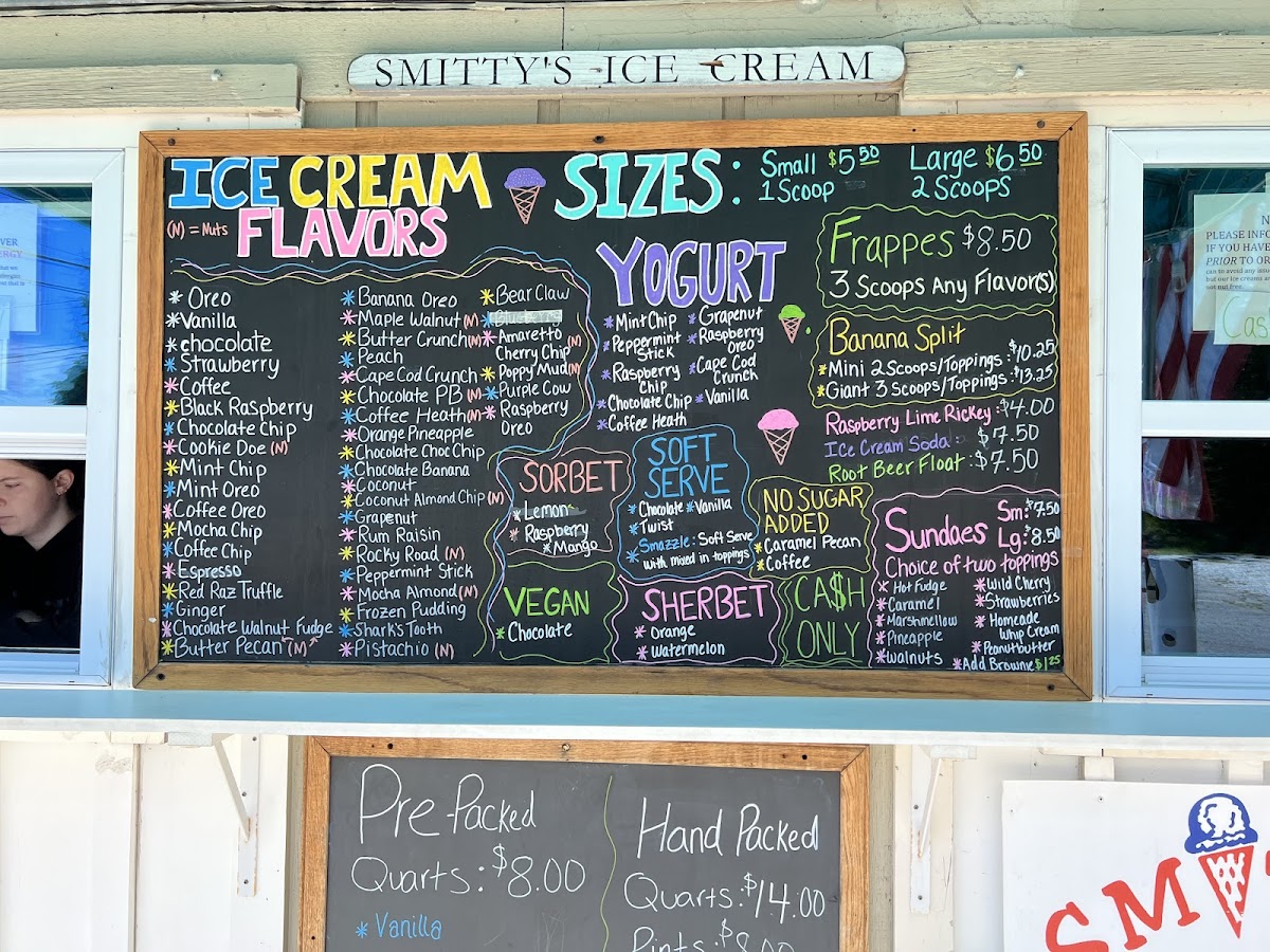Menu Smitty's Homemade Ice Cream-6