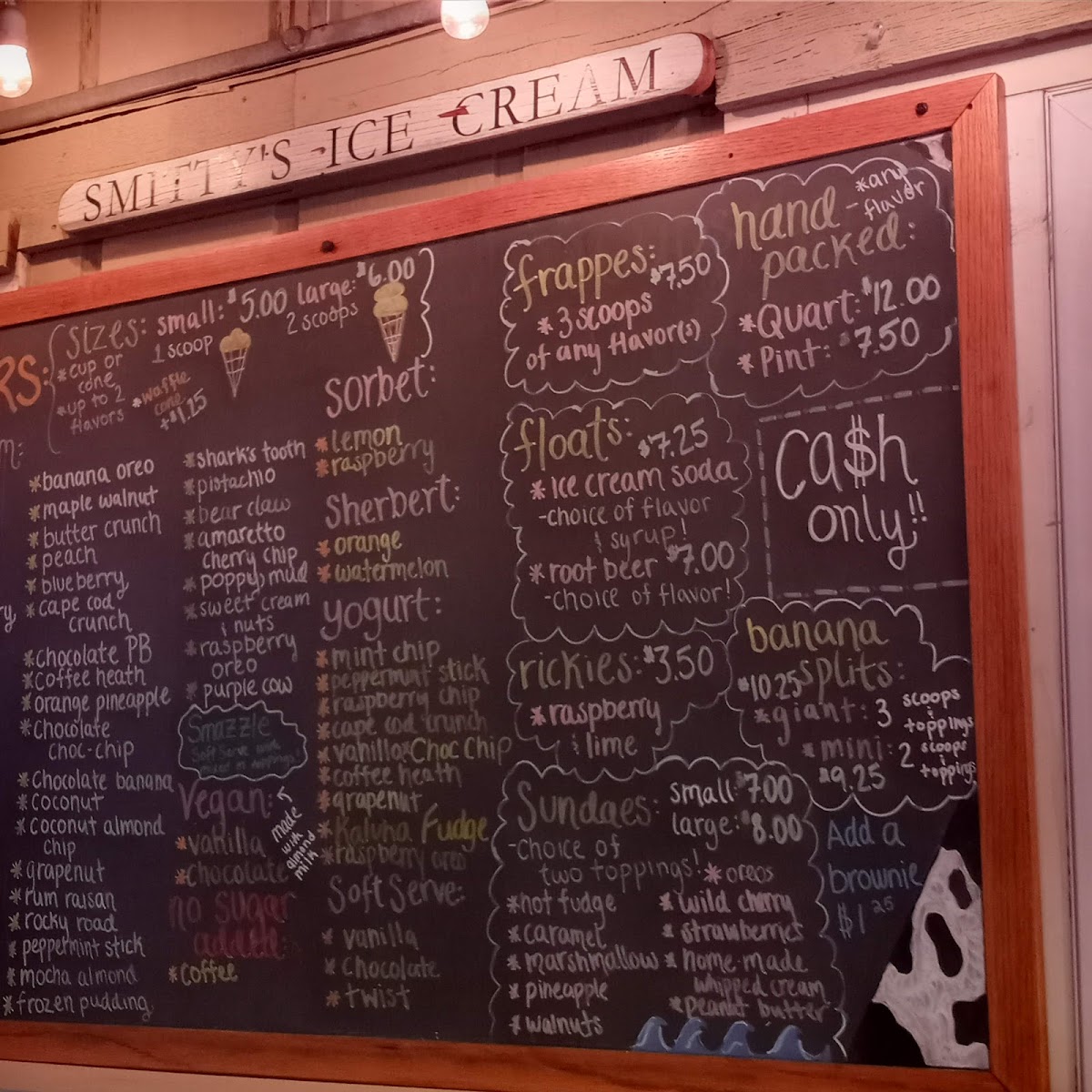 Menu Smitty's Homemade Ice Cream-7