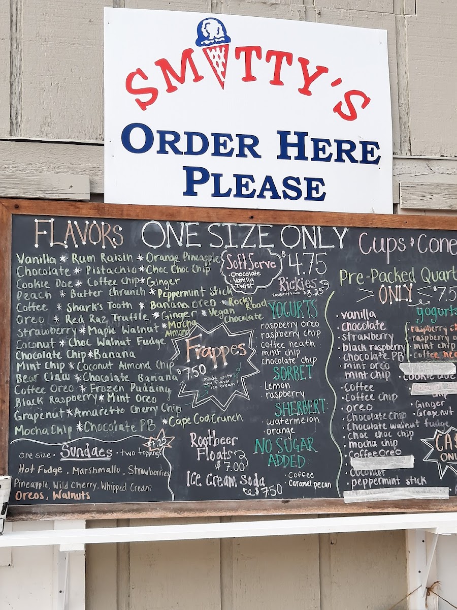 Menu Smitty's Homemade Ice Cream-8