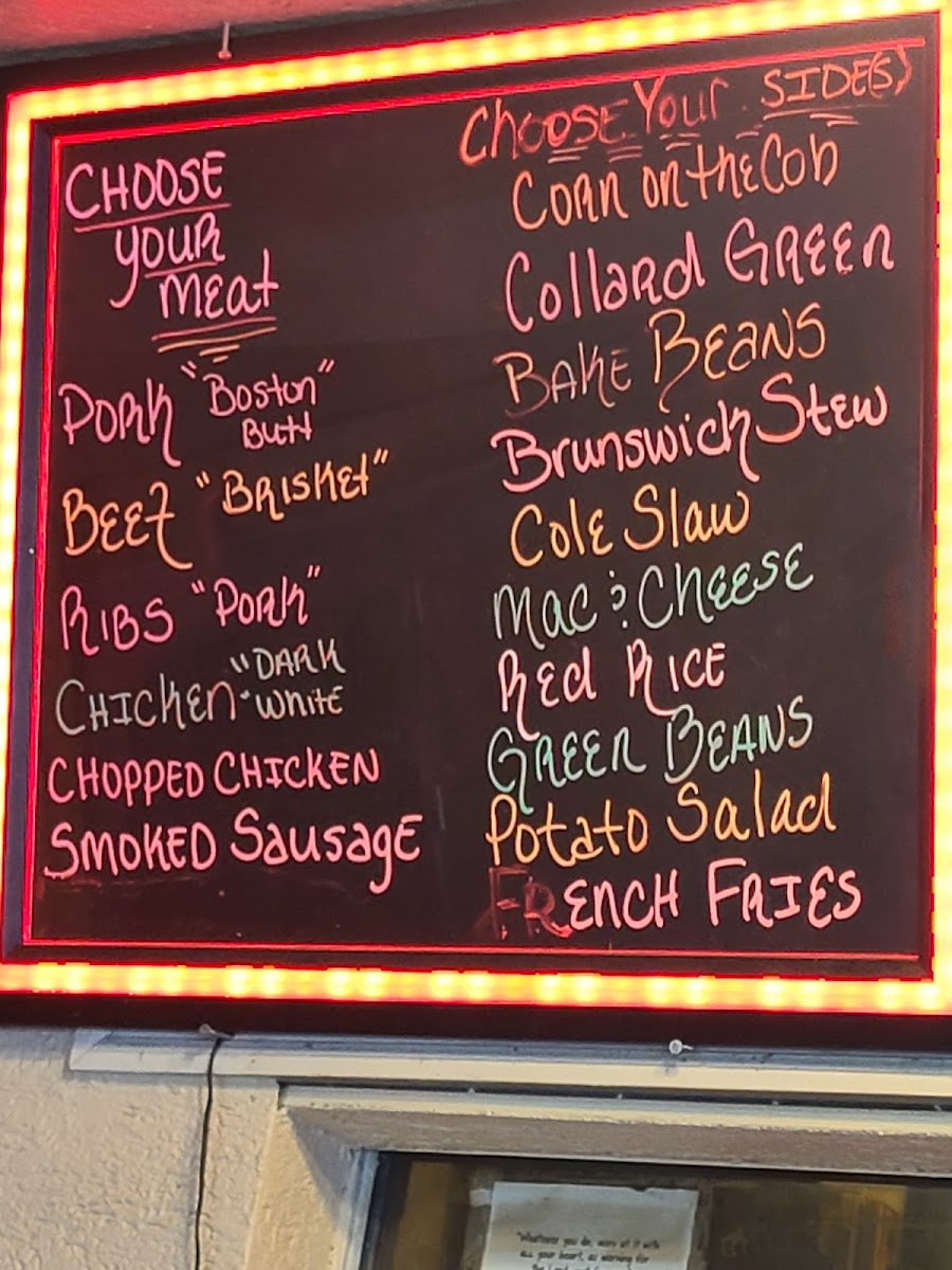 Menu Smokey's Bbq-1