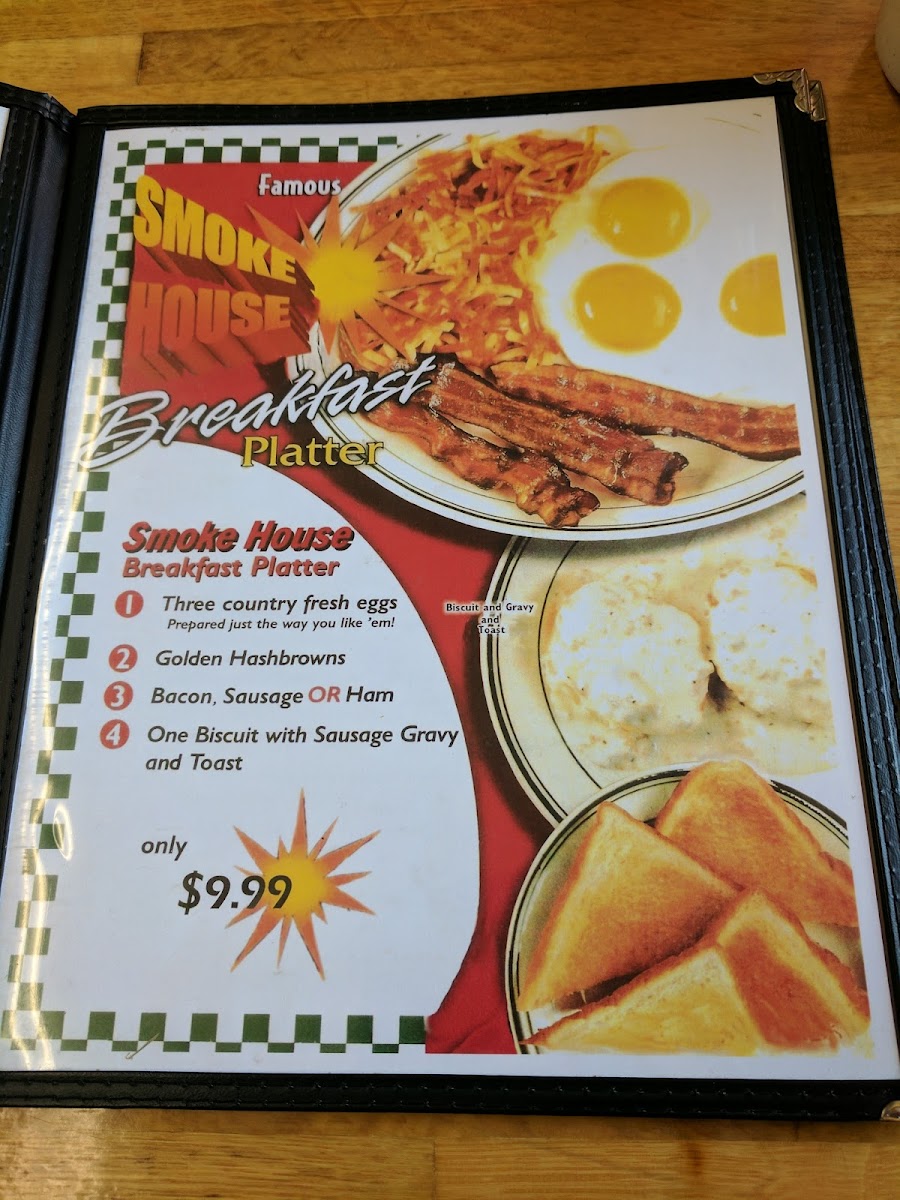 Menu Smokey's Country Diner-1