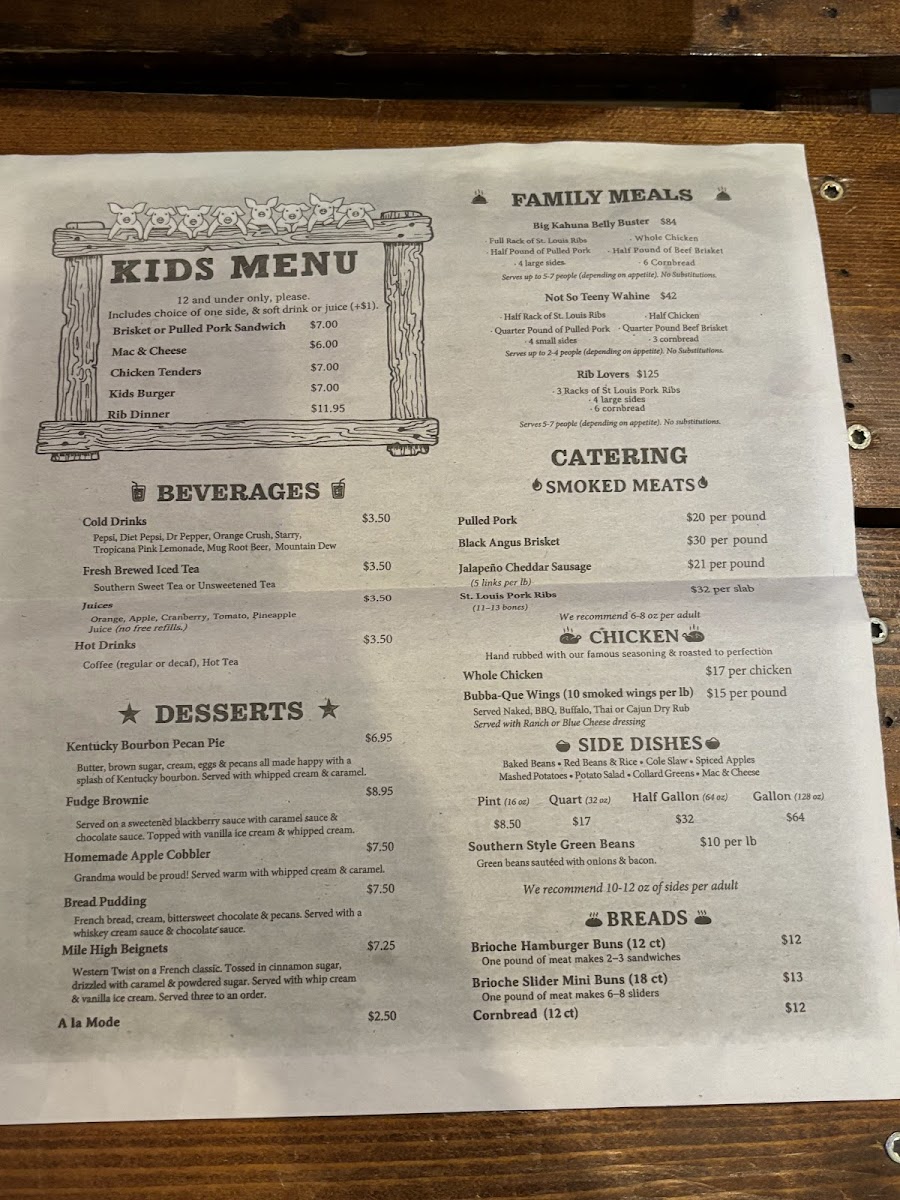 Menu Smokin' Dave's Bbq - Denver-2