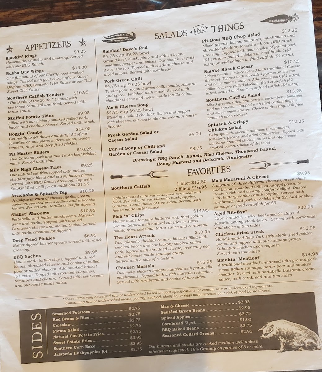 Menu Smokin' Dave's Bbq - Denver-9