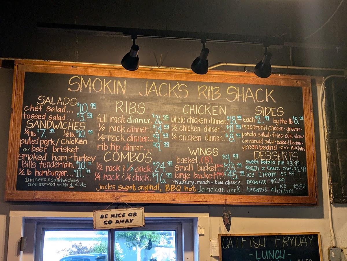 Menu Smokin' Jack's Rib Shack-3