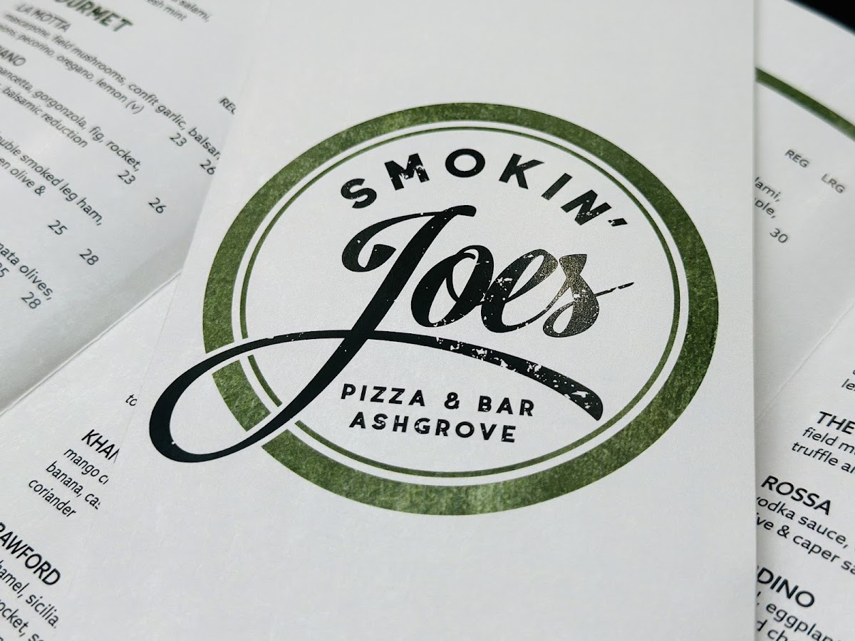 Menu Smokin’ Joes Pizza & Bar Ashgrove-1