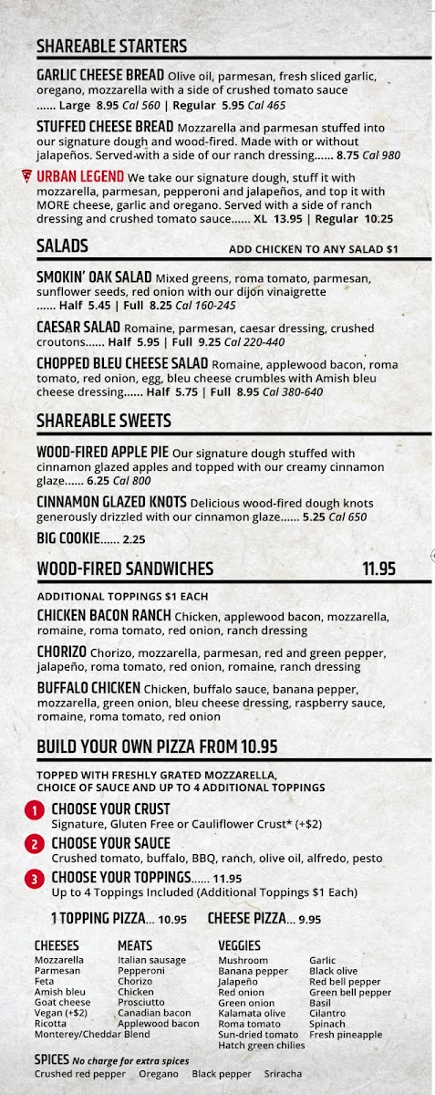 Menu Smokin' Oak Wood-Fired Pizza And Taproom-2