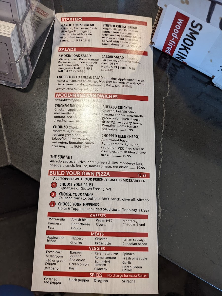 Menu Smokin' Oak Wood-Fired Pizza And Taproom-5