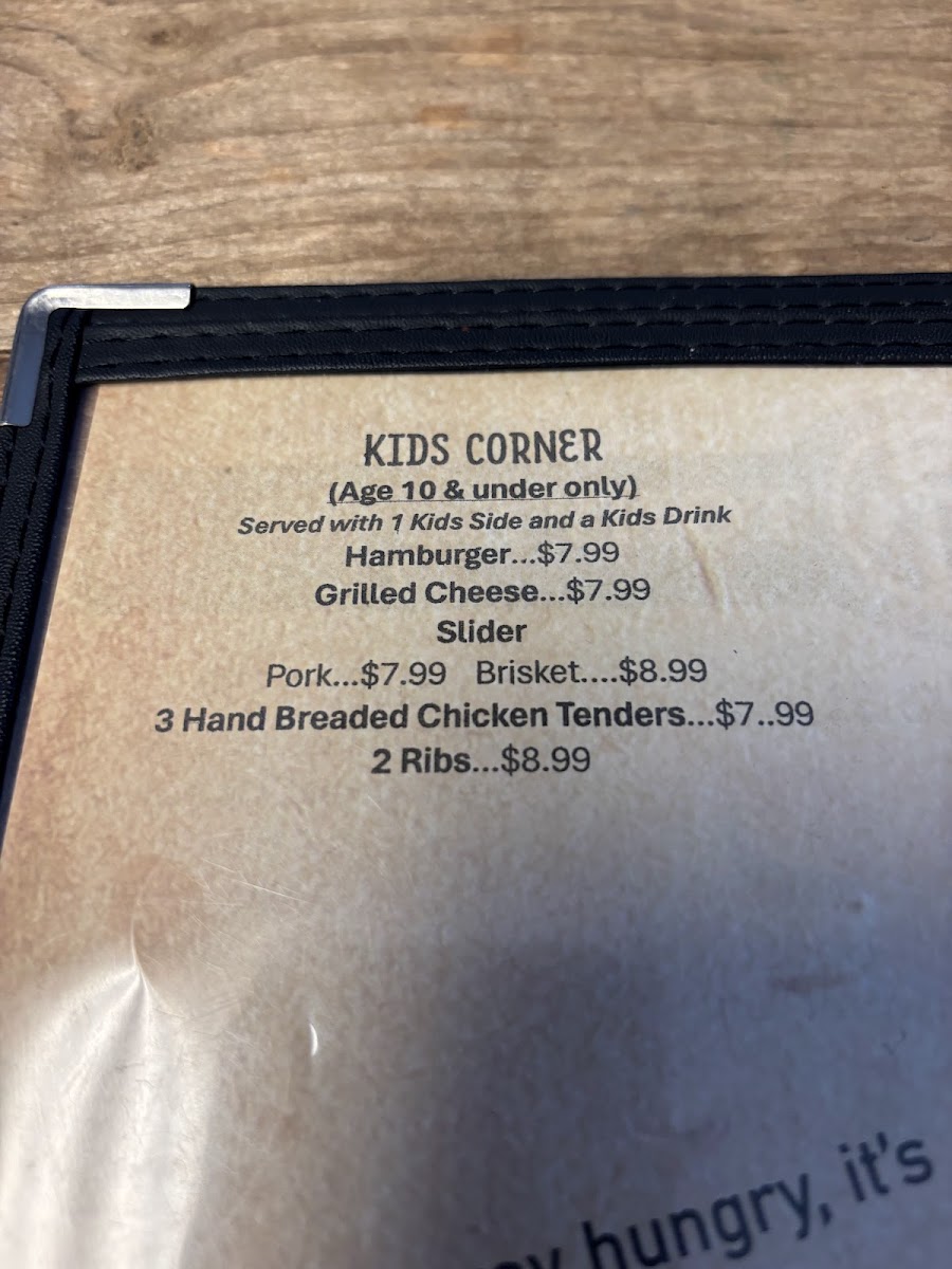 Menu Smoky Tony's Bbq-10
