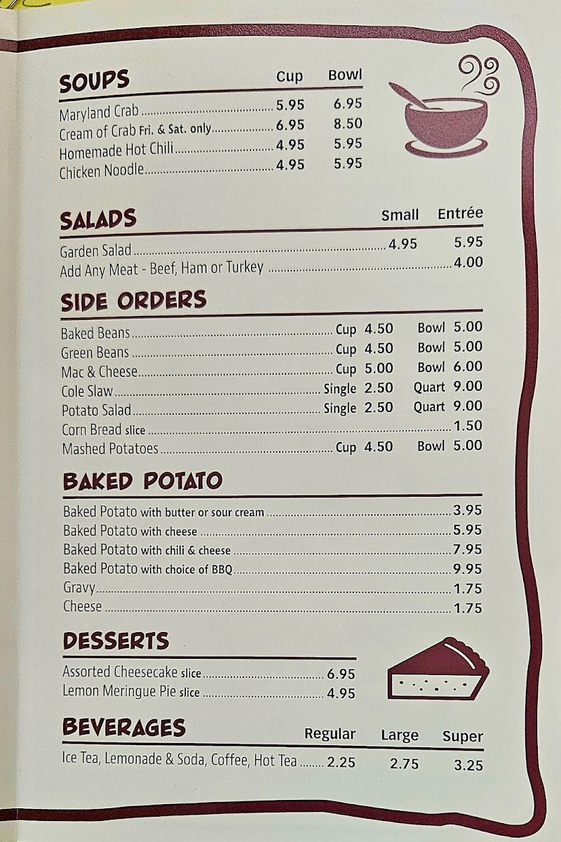 Menu Smoky's Bbq-2