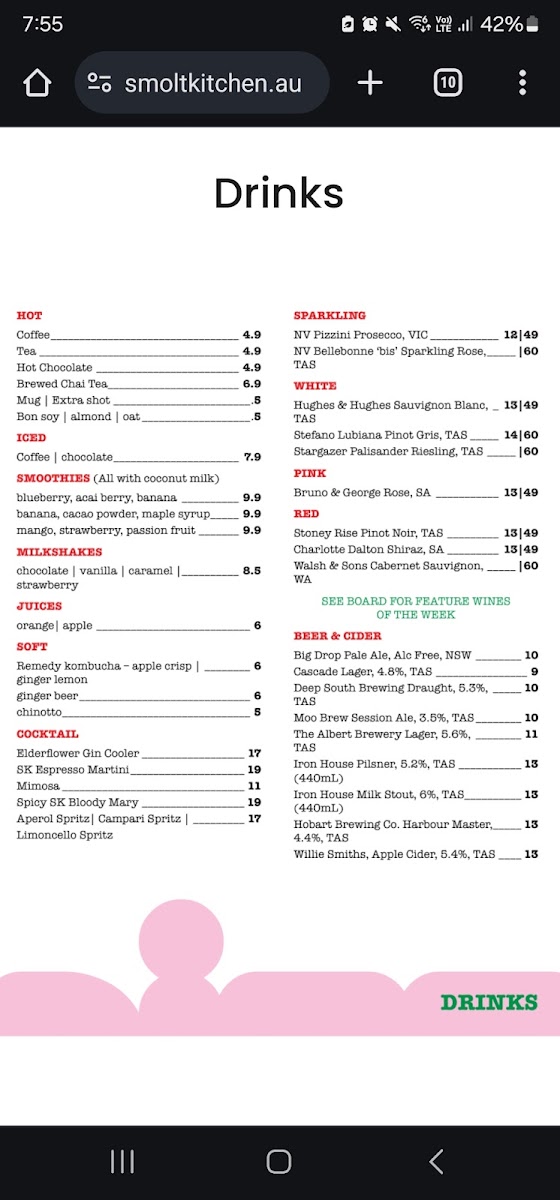 Menu Smolt Kitchen-1