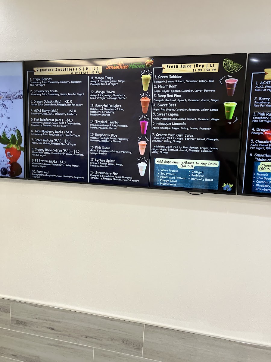 Menu Smoothies Haven-3