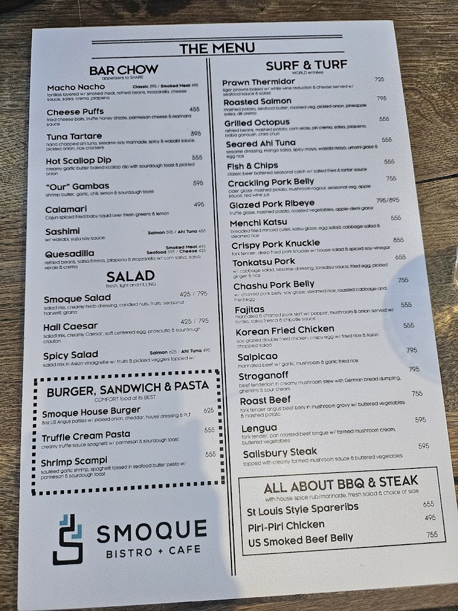 Menu Smoque Bistro-10