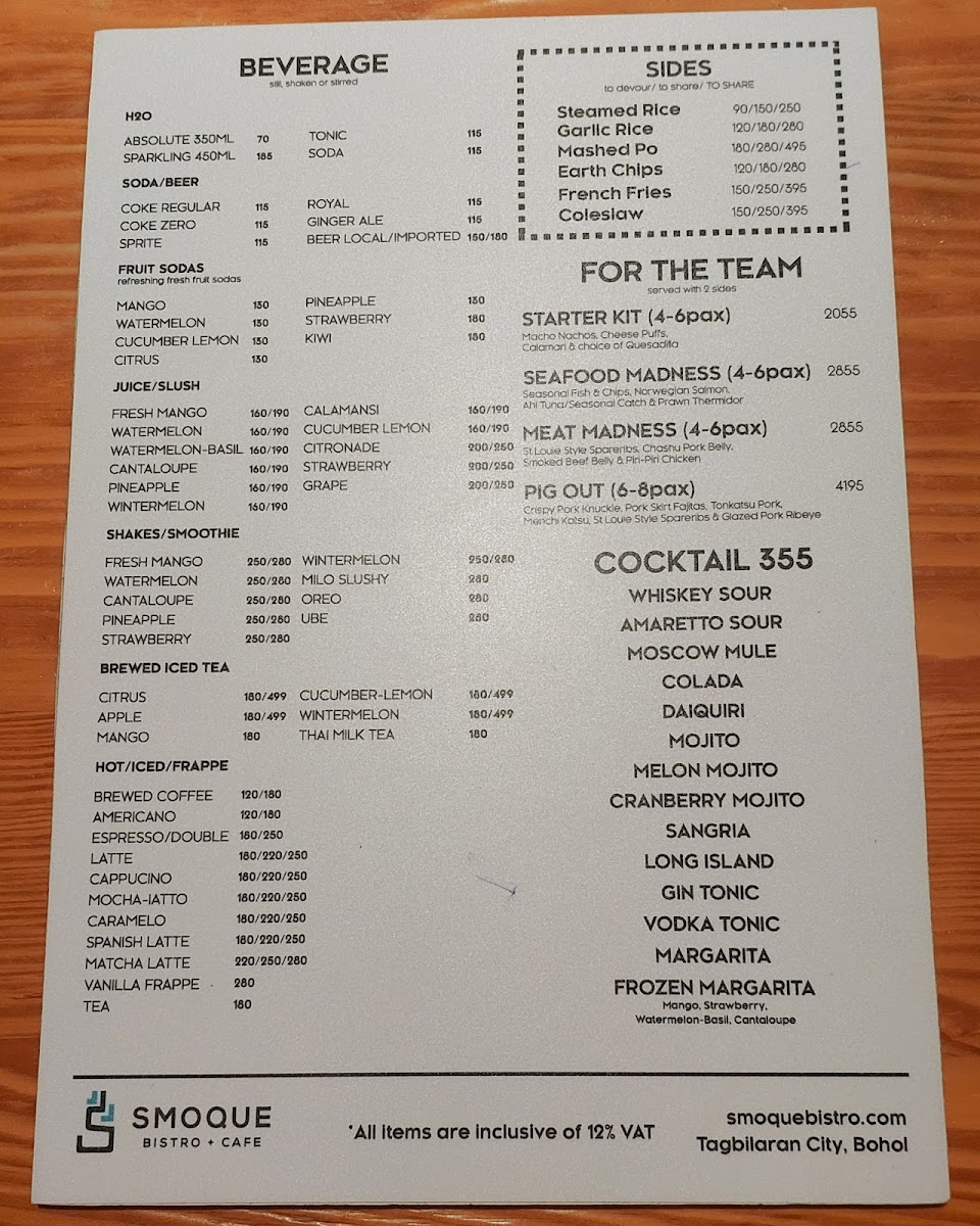 Menu Smoque Bistro-7