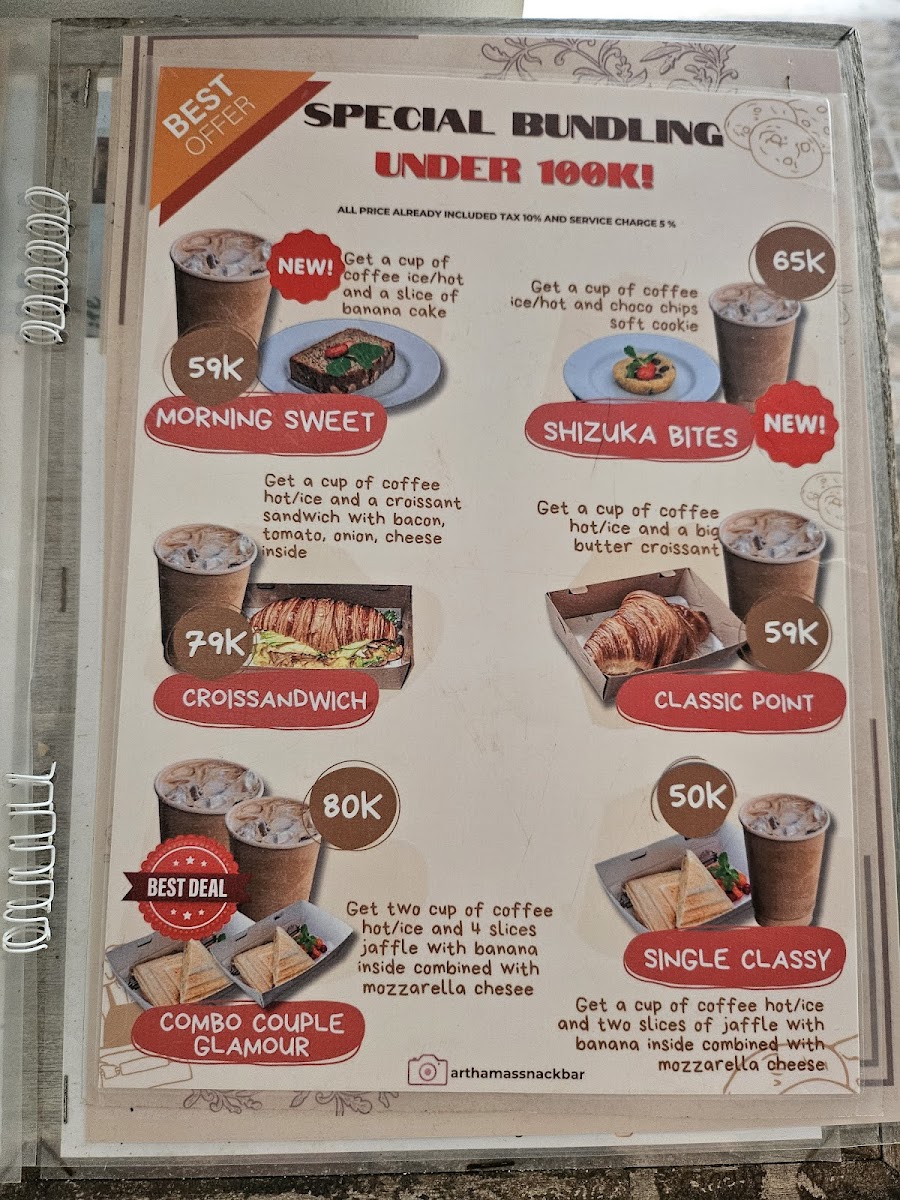 Menu Snackbar By Arthamas-2