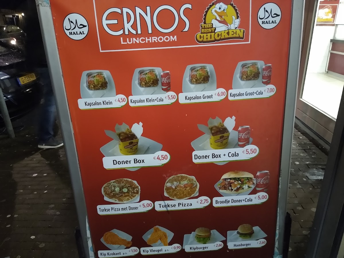 Menu Snackbar Ernos-5