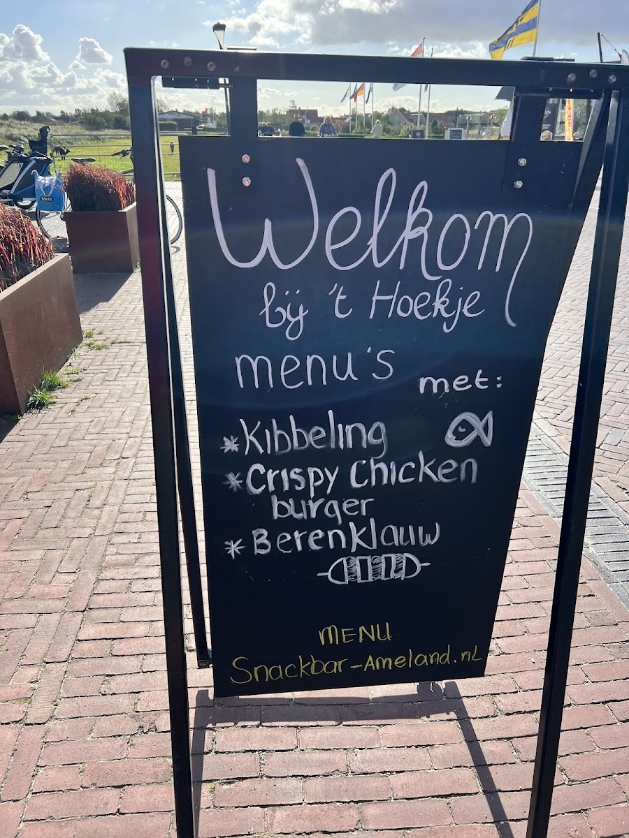 Menu Snackbar 't Hoekje-1