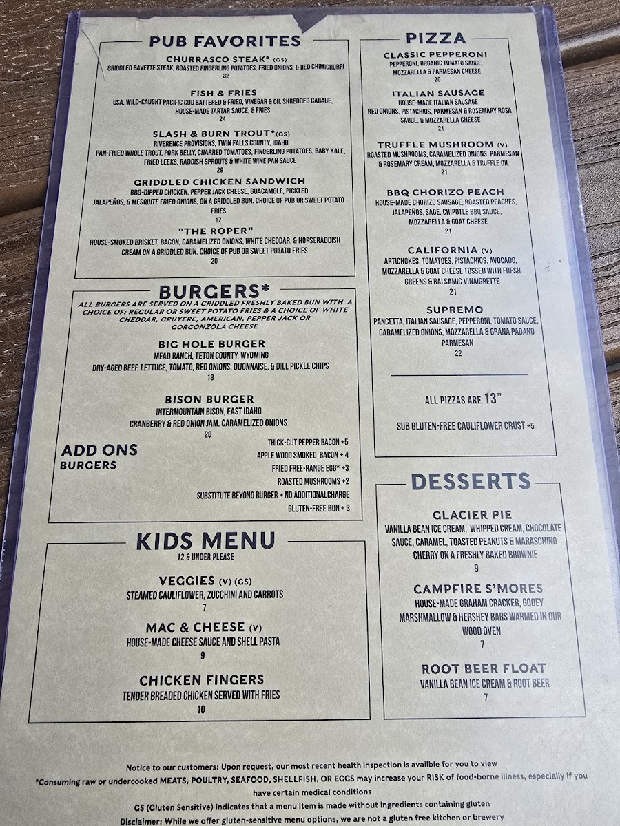 Menu Snake River Brewing-3