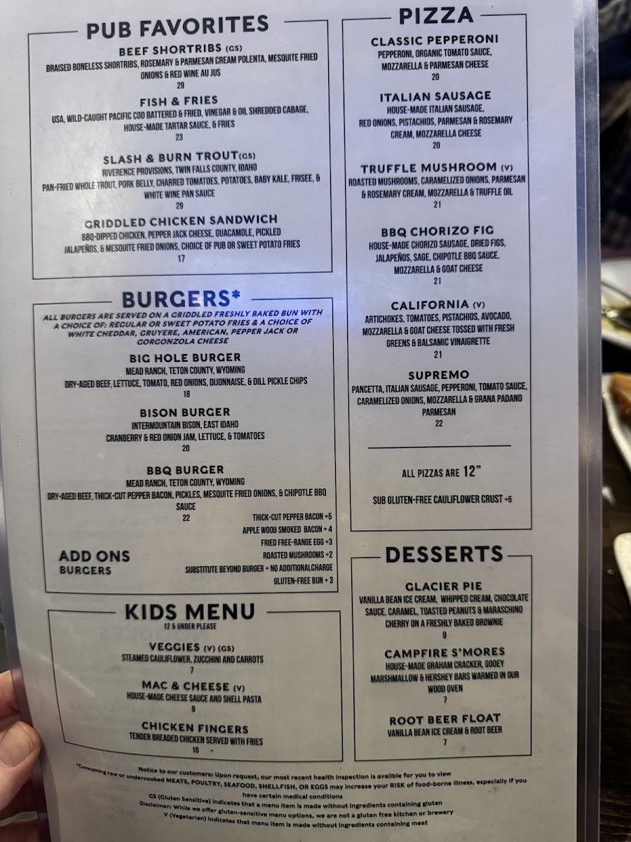 Menu Snake River Brewing-8