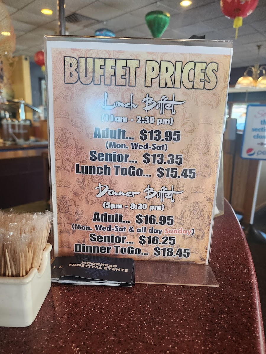 Menu Snap Dragon Asian Buffet-2