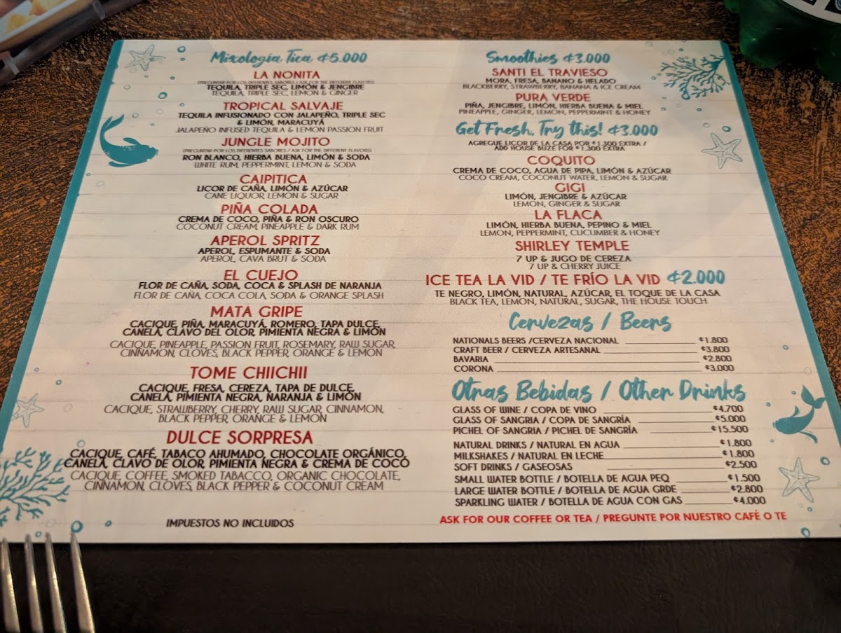 Menu Snappers House-5