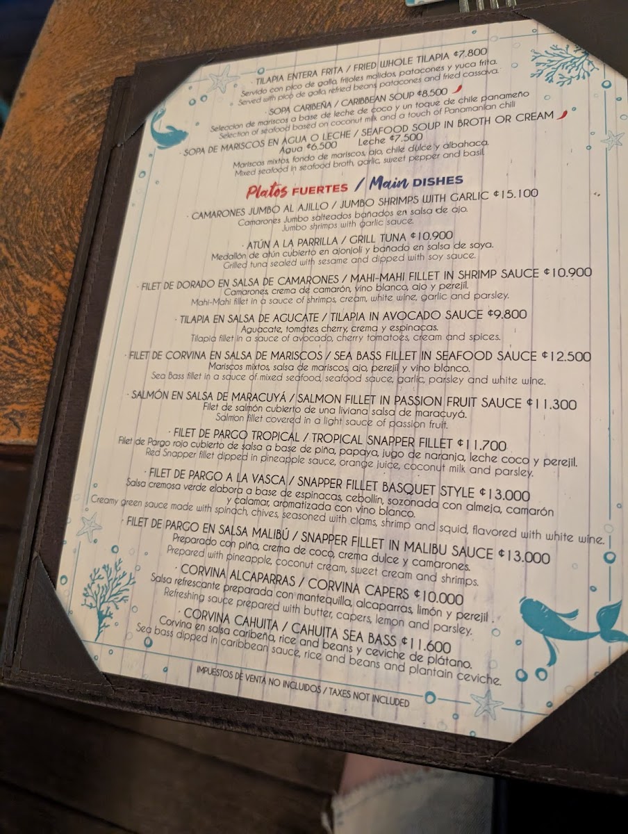 Menu Snappers House-6