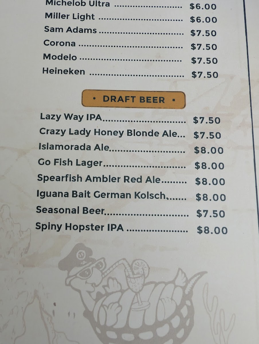 Menu Snappers Oceanfront Restaurant & Bar-6