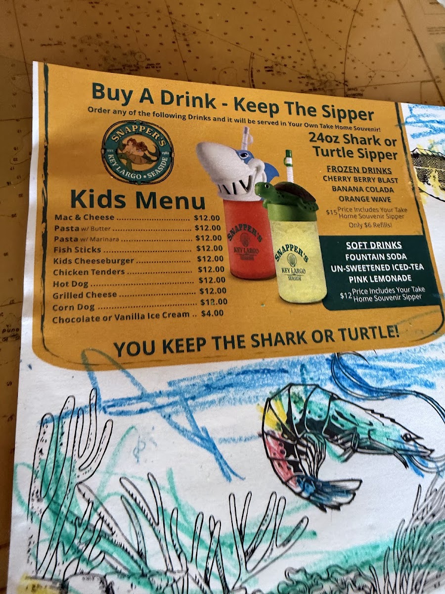 Menu Snappers Oceanfront Restaurant & Bar-9