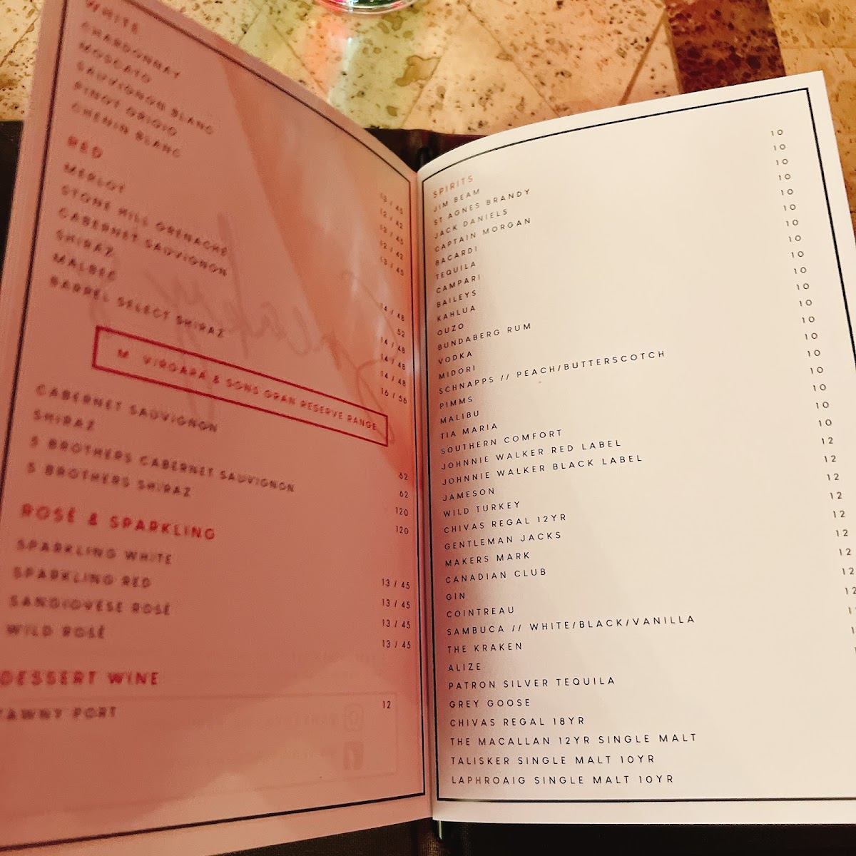Menu Sneaky's Restaurant-10