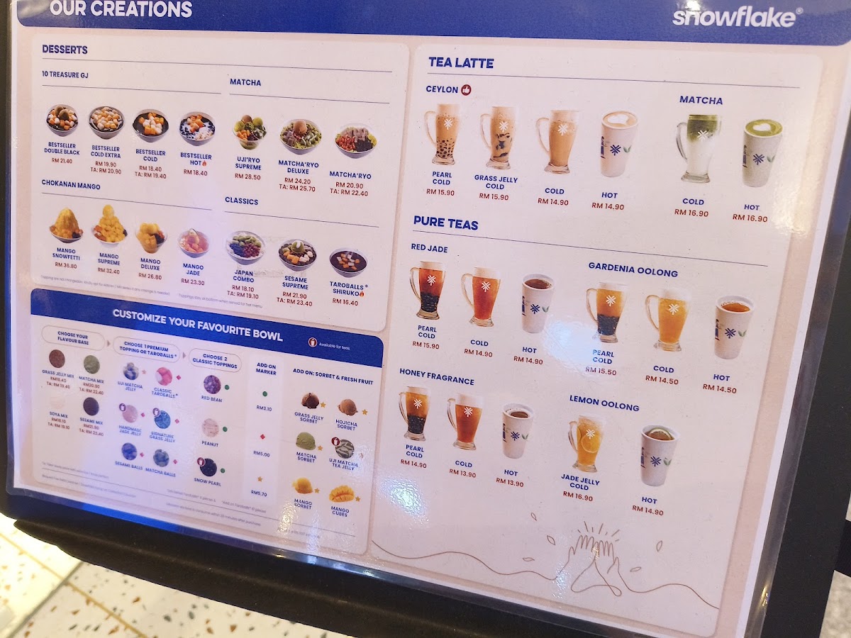 Menu Snowflake Tea House • Kuchai Lama-5