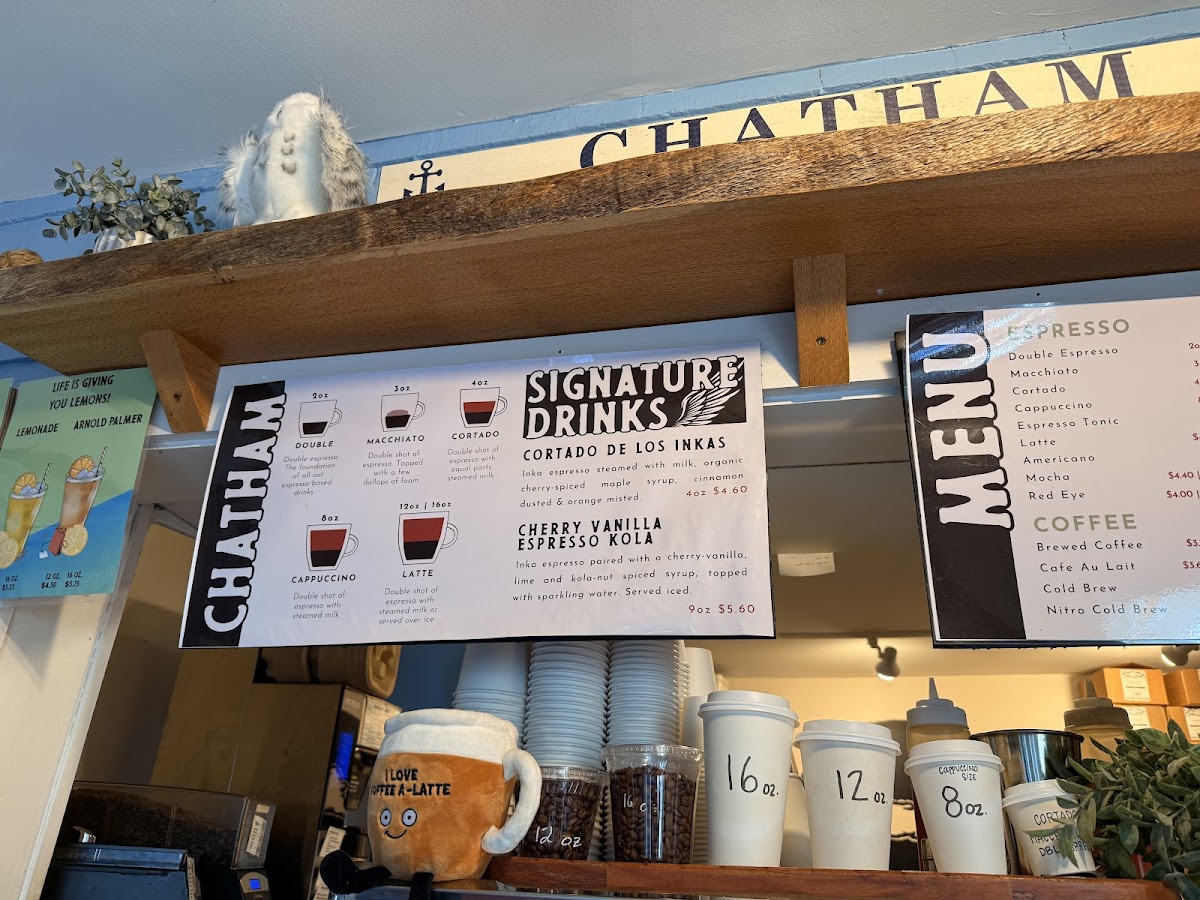Menu Snowy Owl Coffee Espresso Bar-1