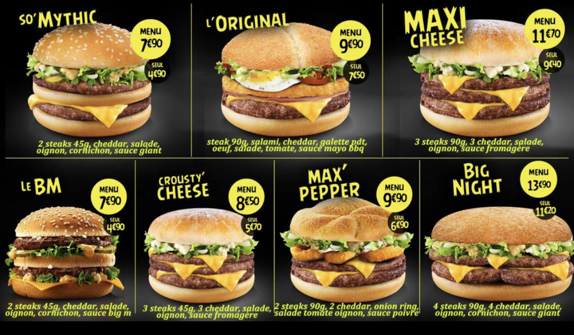 Menu So Drive Burger Marcq En Baroeul-3