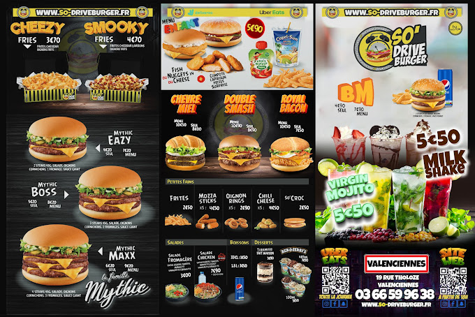 Menu So Drive Burger Valenciennes-2