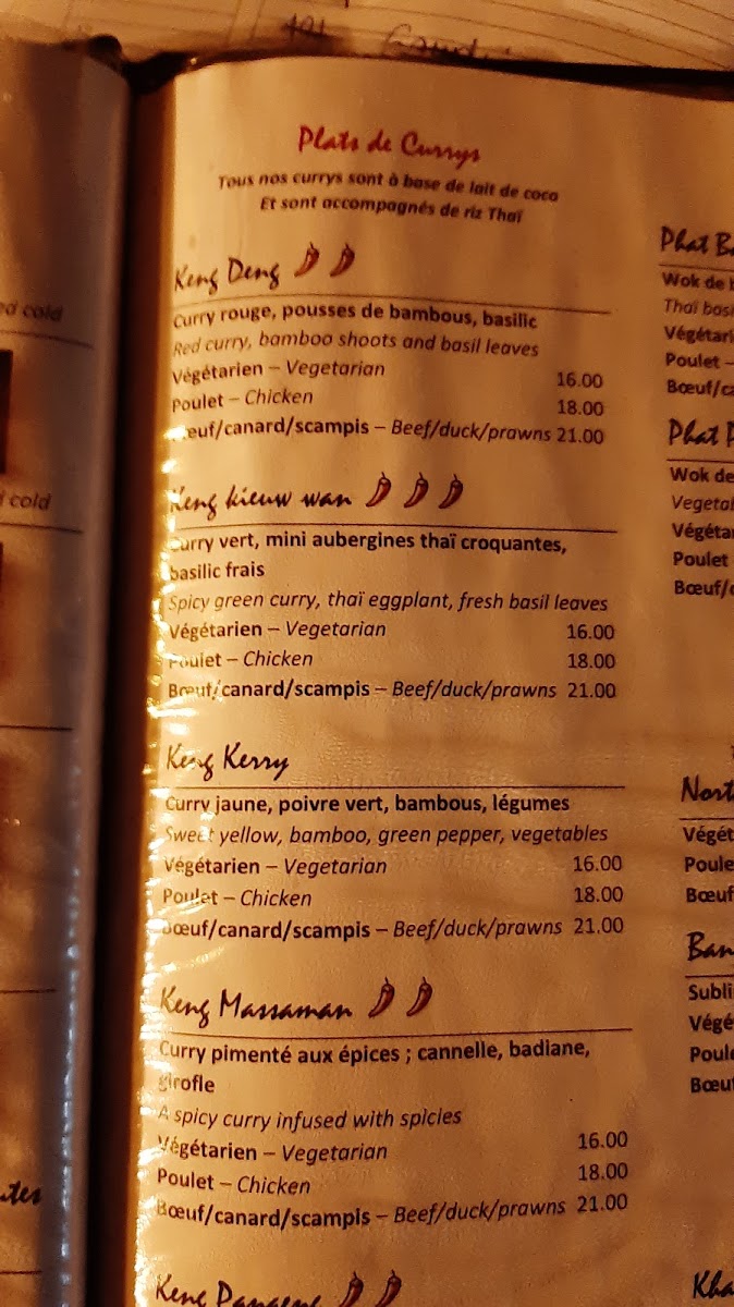Menu So Thaï Restaurant-10