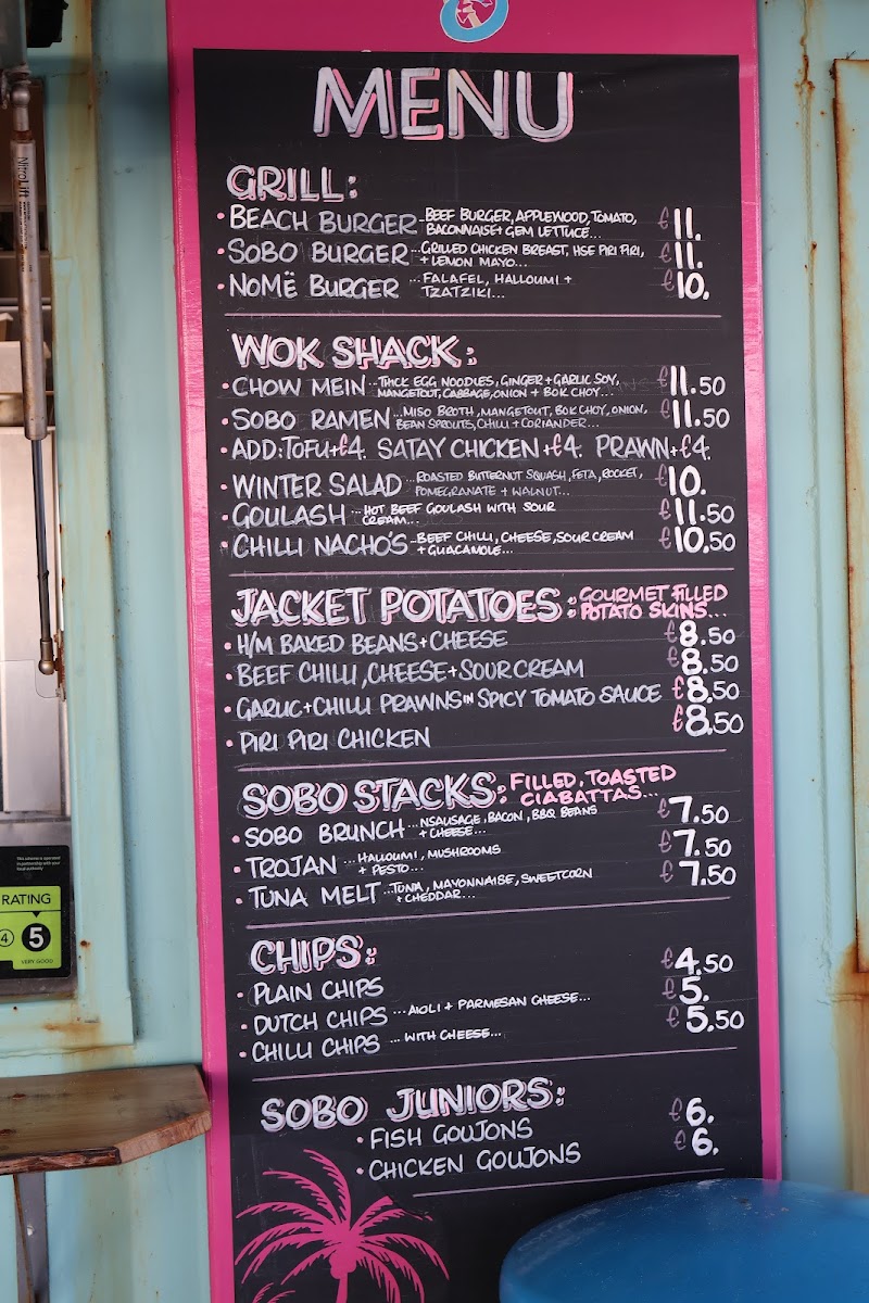 Menu Sobo Beach-4
