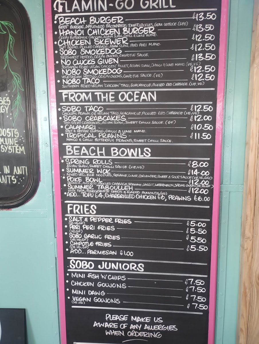 Menu Sobo Beach-6