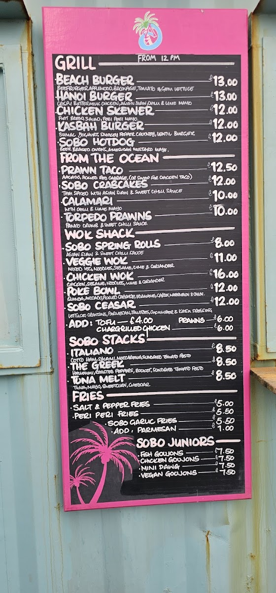 Menu Sobo Beach-8