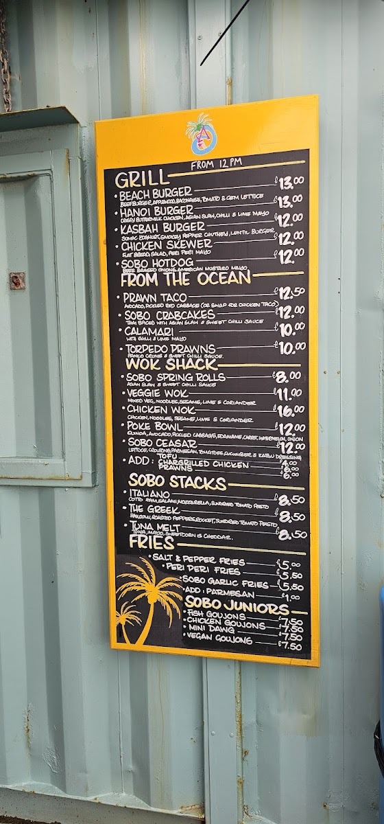 Menu Sobo Beach-9