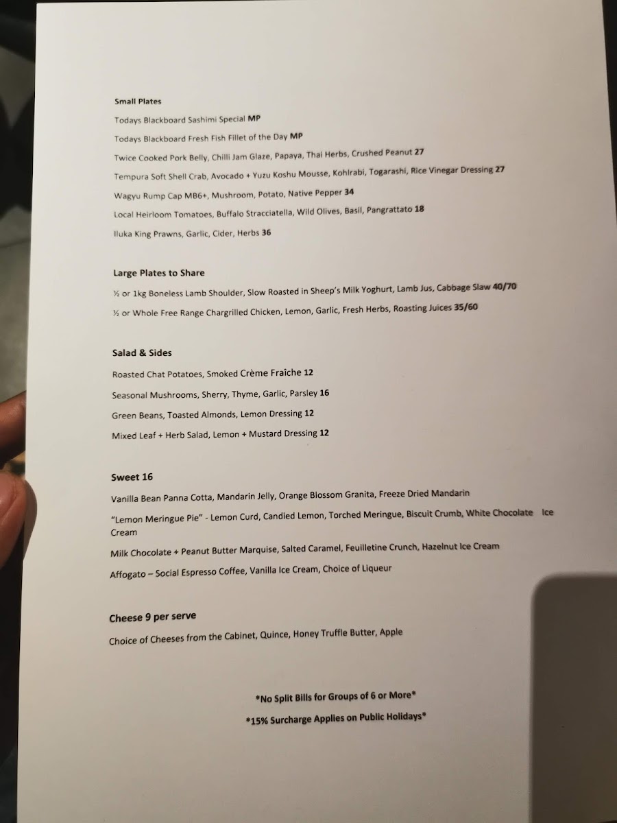 Menu Social Eating House + Bar-7