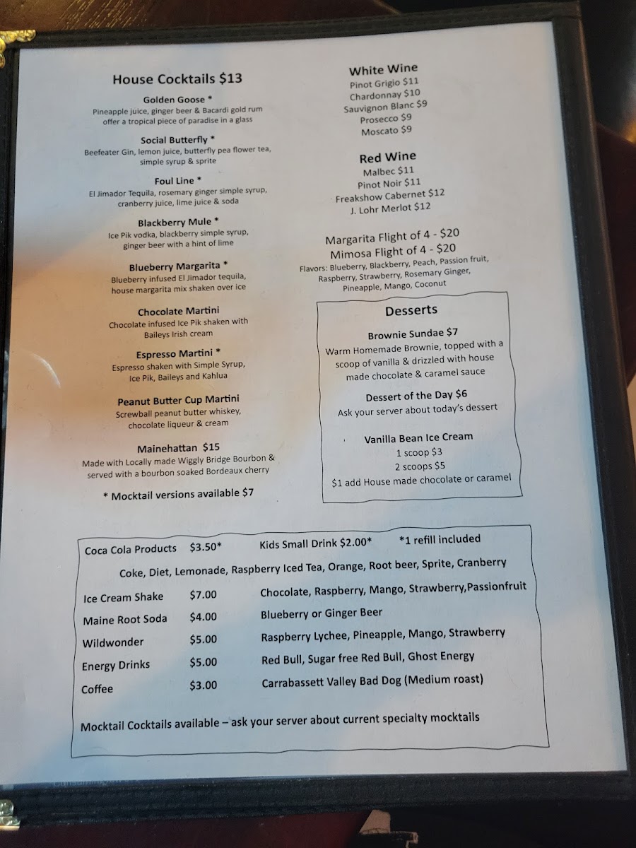 Menu Social Goose Restaurant & Bar-4