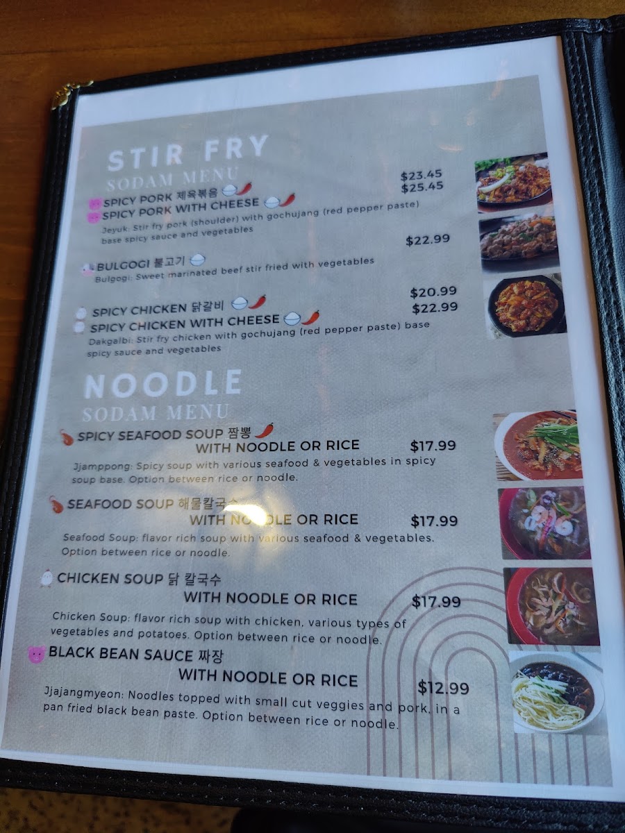 Menu Sodam Korea-10