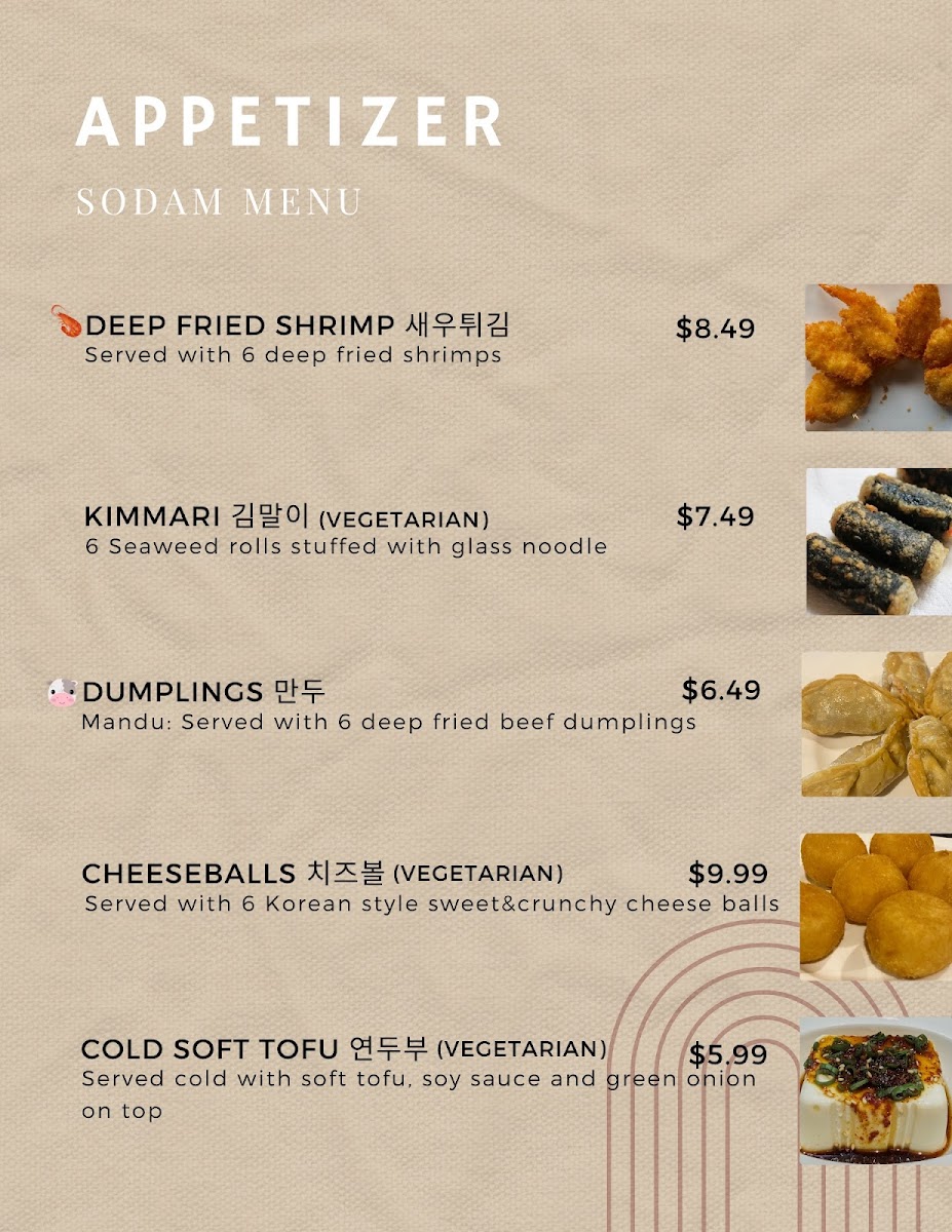 Menu Sodam Korea-3