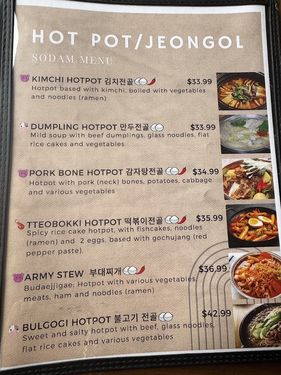 Menu Sodam Korea-5