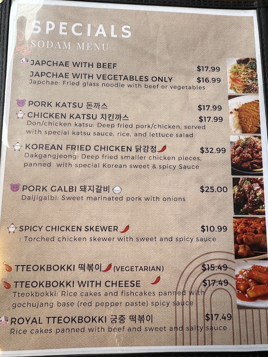 Menu Sodam Korea-6