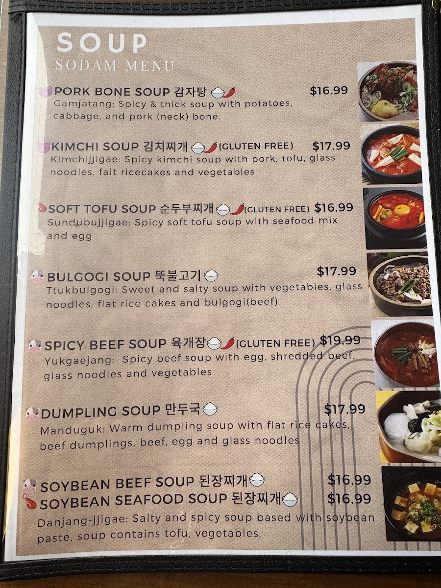 Menu Sodam Korea-7