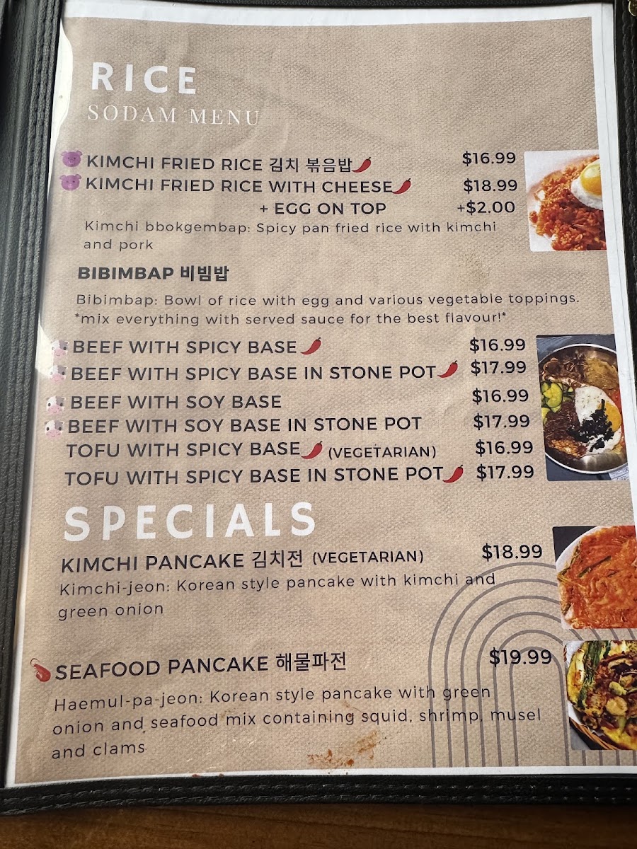 Menu Sodam Korea-8
