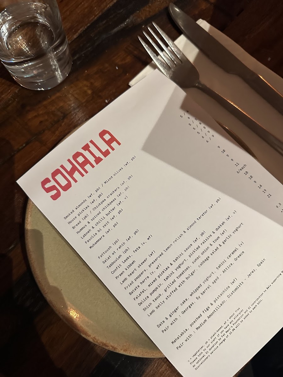 Menu Sohaila-5