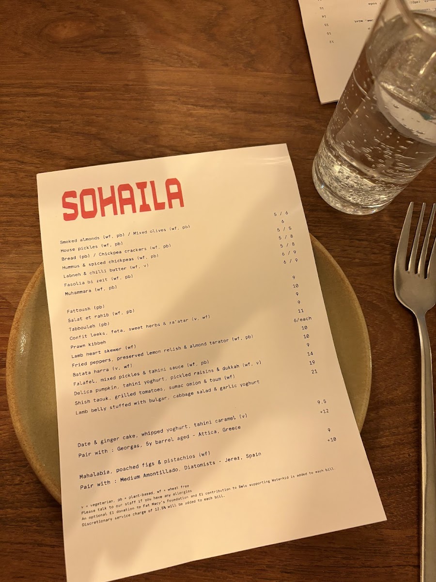 Menu Sohaila-7