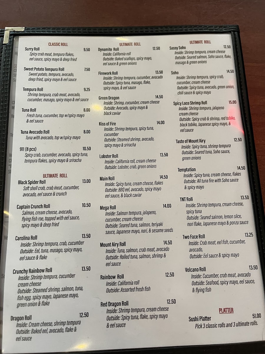 Menu Soho Bar & Grill-7