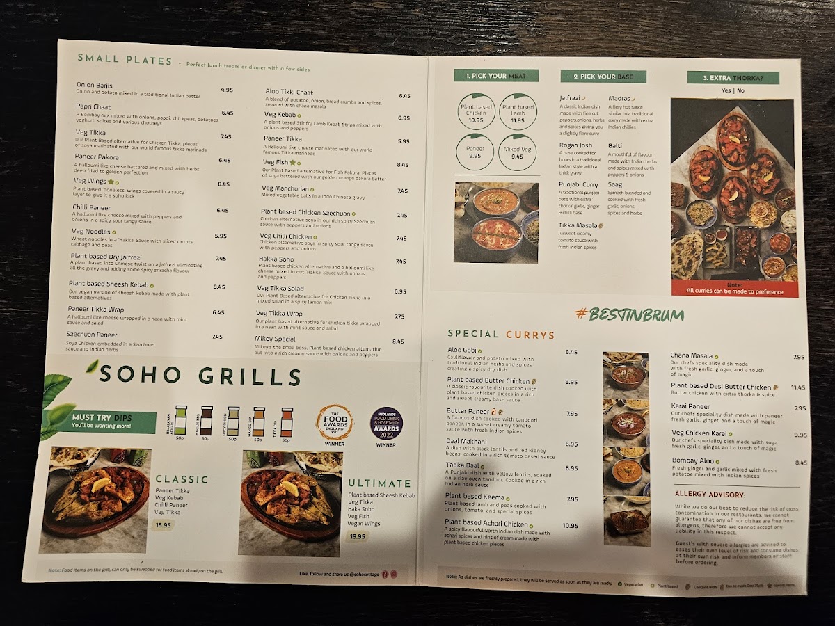 Menu Soho Cottage-2