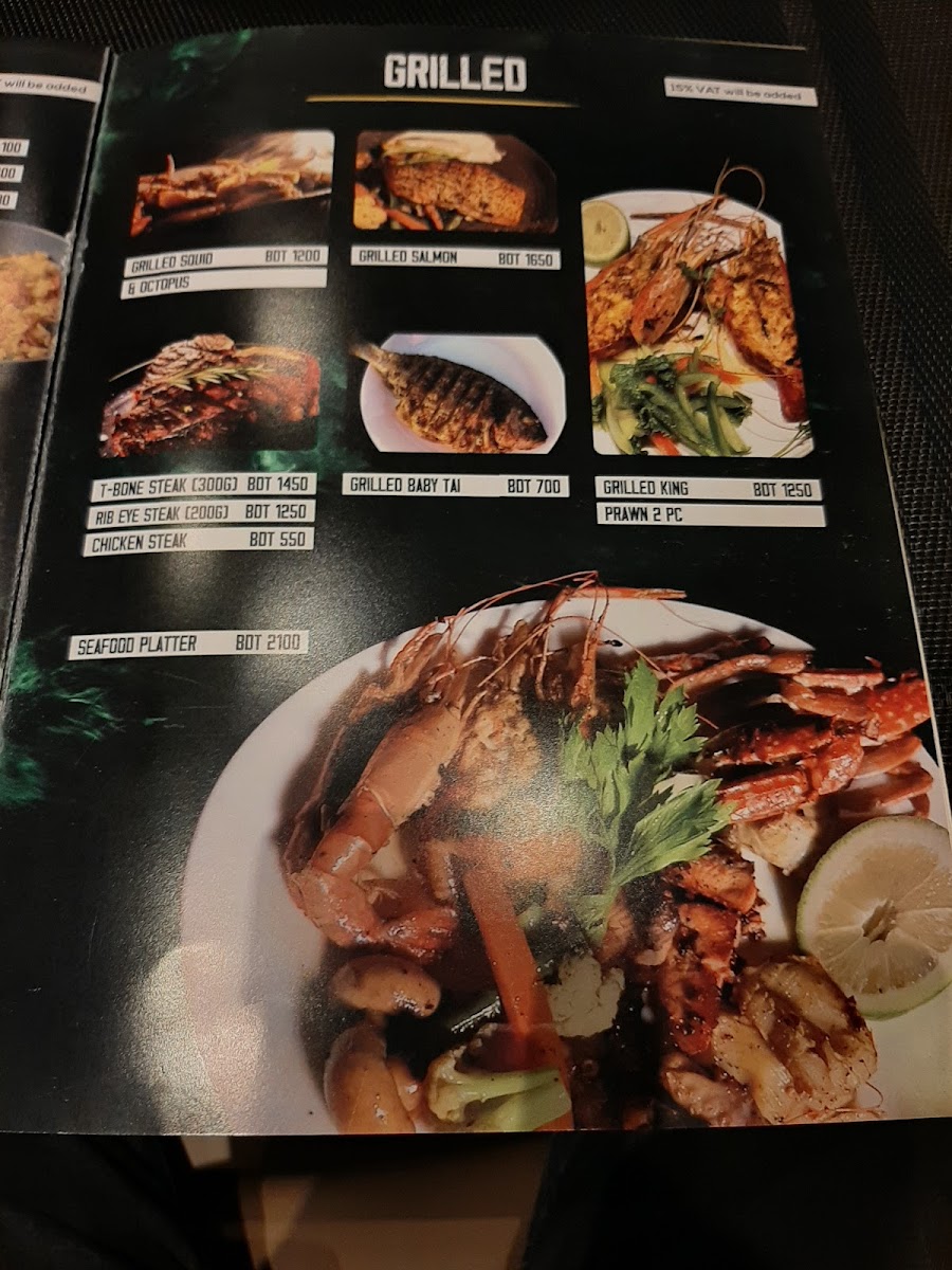 Menu Soho Fine Dining Resturant-5